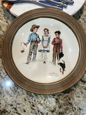 Norman Rockwell Gorham Fine China Collector Plate “Spring Young Man’s Fancy VNTG